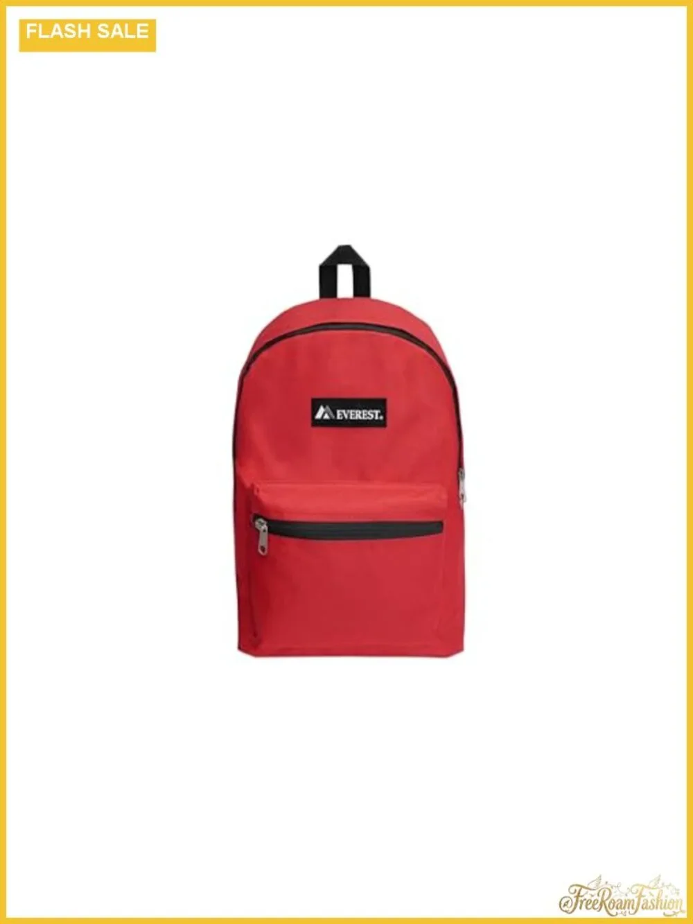 Mid-Size Backpack Double Zipper School Work Travel